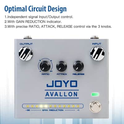JOYO Compressor Guitar Pedal Dynamic Feedback Warm Tone For Electric Guitar Bass image 4