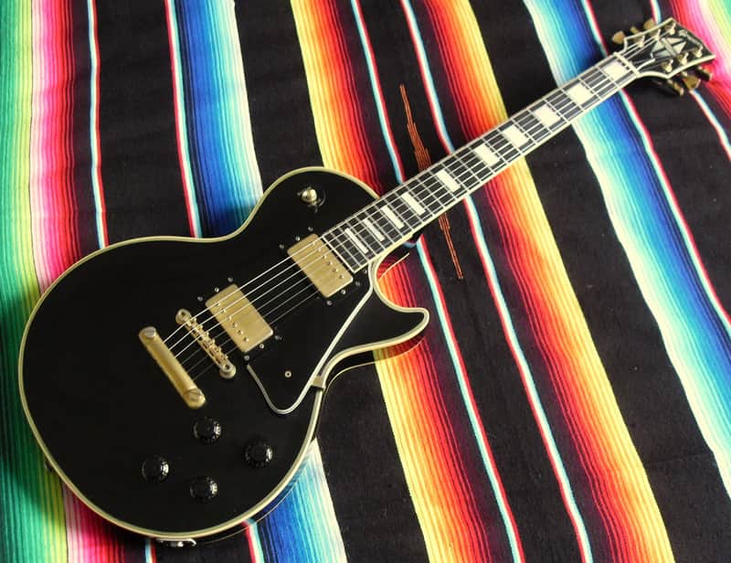 Greco Les Paul Custom Black Beauty 1968 Reissue Fret Edge Binding