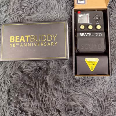 Singular Sound BeatBuddy Machine Pedal 10th Anniversary Edition 2025 - Black image 1
