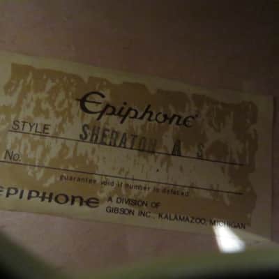 80's Epiphone Sheraton Matsumoko Japan in Antique Sunburst - Superb! image 14