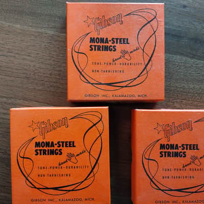 Gibson 3 Vintage Orange Boxes Electric Guitar Strings image 7