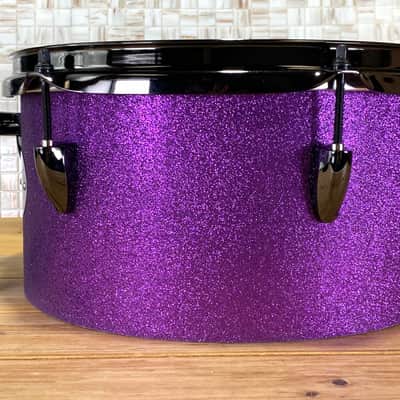 Click Icon 10ply Maple 6x12 Timbale/Tom Tom Purple Satin Sparkle image 2