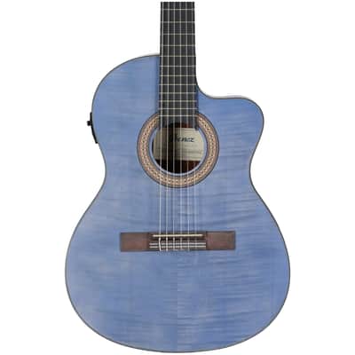 Ibanez GA5FMTCE Acoustic-Electric Classical Guitar, Open Pore Berry image 4