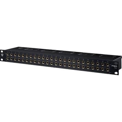 Black Lion Audio PBR TRS3 48-Point Gold-Plated TRS Patchbay with 3-Way Switching image 3