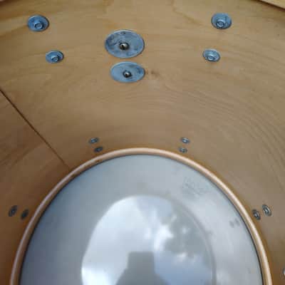 Ludwig 3 Ply 16x16 Floor Tom with Double Mufflers 1970's - Silver Sparkle image 15