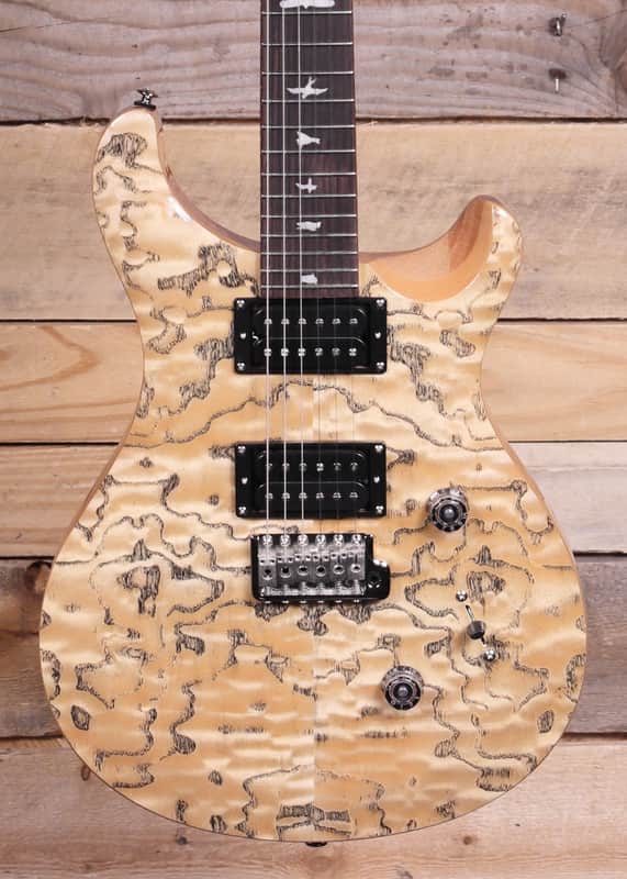 PRS SE Custom 24 Burled Ash Limited Edition Natural w/ Gigbag image 1