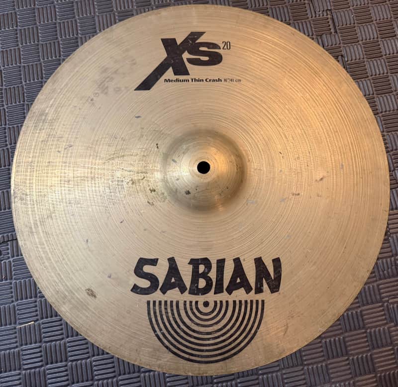 Sabian 16" XS20 Medium Thin Crash Cymbal
