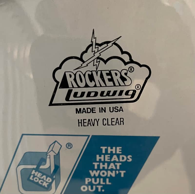 (3) NOS Ludwig 16” Rockers Heavy Clear drumheads image 1