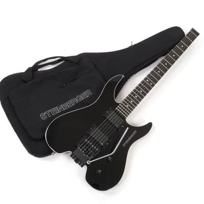 1988 Steinberger GM2TA - Black - Trans Trem! & Body Binding - Original Case image 3