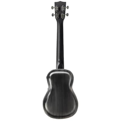 Kala Brand Brushed Nickel Tenor Resonator Ukulele & Padded Bag image 4