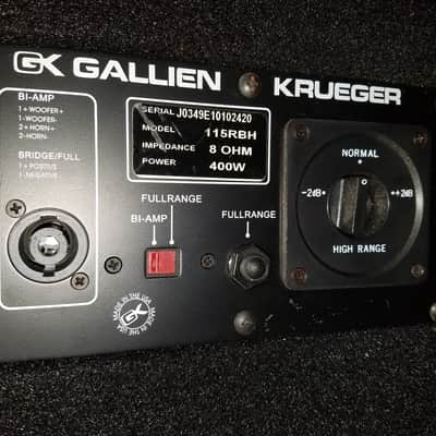 Gallien-Krueger 1001RB, 410RBH 4x10, 115RBH 1x15 Early 2000s Black image 12