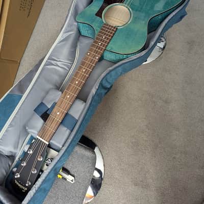 Eastman Eastman PCH3-GACE-FB Acoustic/Elec. w/padded bag, setup, & shipping image 5