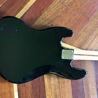 ORIGINAL 1998 FENDER JAZZ ELECTRIC ACTIVE DELUXE SERIES BASS BLACK GUITAR MEXICO image 18