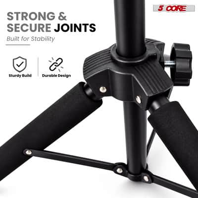 5 Core Violin Stand with Bow Holder Adjustable Cello Banjo Mandolin Holder image 4