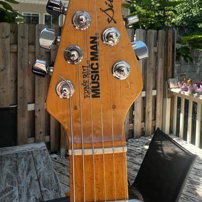 Ernie Ball Music Man Silhouette HSH HT with Maple Fretboard 1994 - 2007 - White image 6