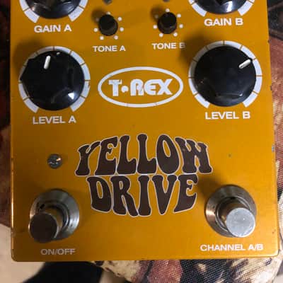 T-Rex Yellow Drive Dual Channel Distortion Pedal | Reverb