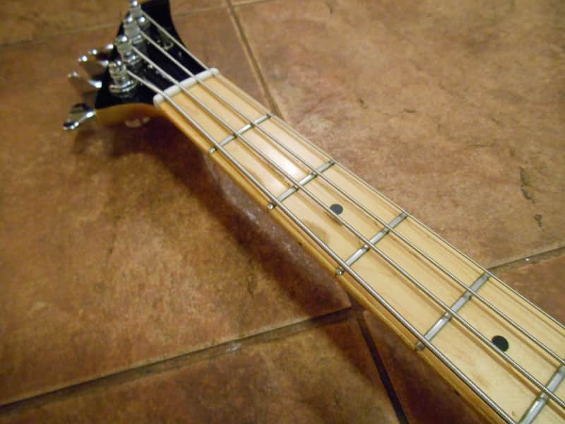 Epiphone by Gibson Accu Bass. P-Bass. Black. Maple Neck. | Reverb