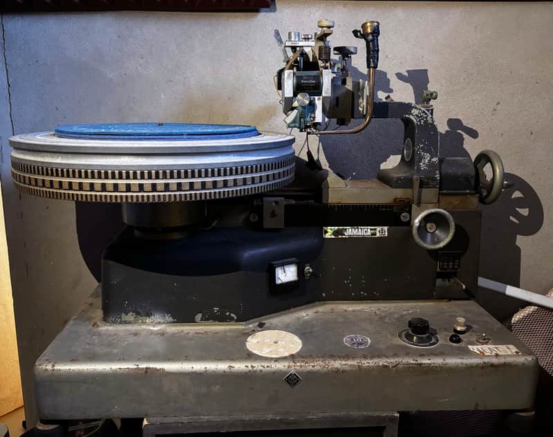 Neumann Disk Cutting Lathe AM-131 with Westrex Stereo Cutting Head image 1