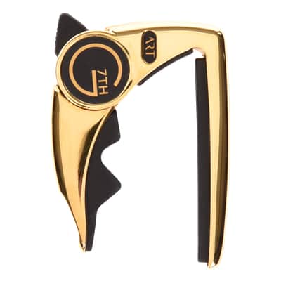 G7th Performance 3 ART Capo for Steel String Guitar Gold Plate