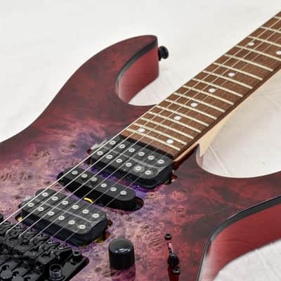Ibanez RG470PB Poplar Burl - Red Eclipse Burst image 7