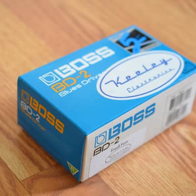 Boss BD-2 Blues Driver w/ Keeley Freak Fuzz Mod Blue | Reverb
