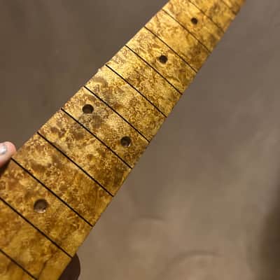 Mastergrade Birdseye Maple Tele Neck 1 Fits Fender & Warmoth image 4