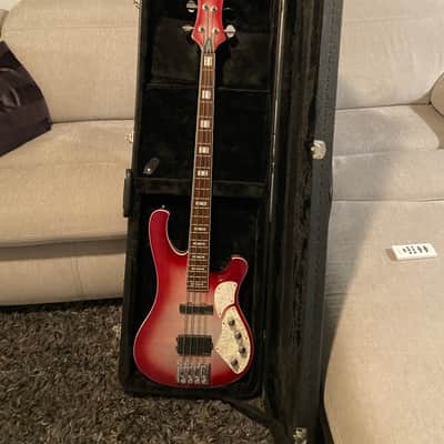 Schecter Diamond Series Stargazer Bass 2000s - Crimson Ghost image 9