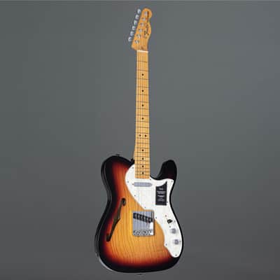 Fender Vintera II '60s Telecaster Thinline MN 3-Color Sunburst - Electric Guitar image 9