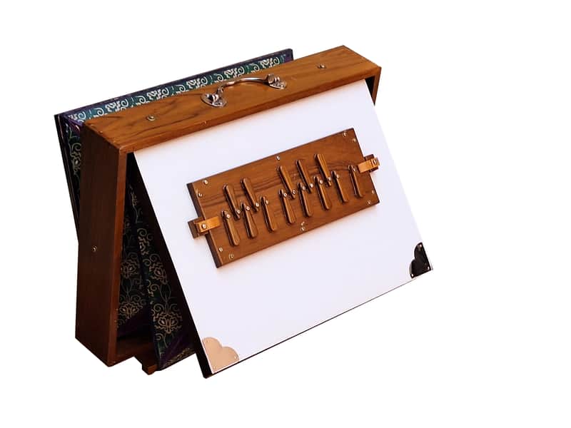 SHRUTI BOX~BIG SIZE (16" X 12" X 3")~13 NOTES~TUNING 440Hz~YOGA~MANTRA~CHANT~WITH BAG image 1