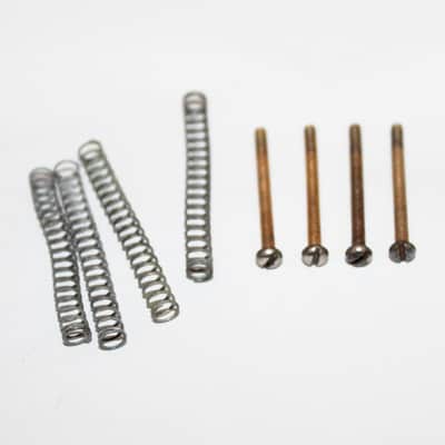 Vintage 1960 Gibson Pickup Gold  Mounting Screws and Springs 1960's ES Les Paul Custom SG image 1