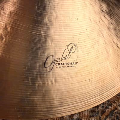 Paul Francis CUSTOM Cymbal Craftsman 22” FLAT RIDE 2136 g NEW! Controlled Delicate Light Golden Shimmer image 4