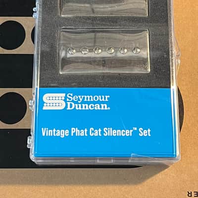 Seymour Duncan Vintage Phat Cat Silencer Pickup Set - Nickel image 1