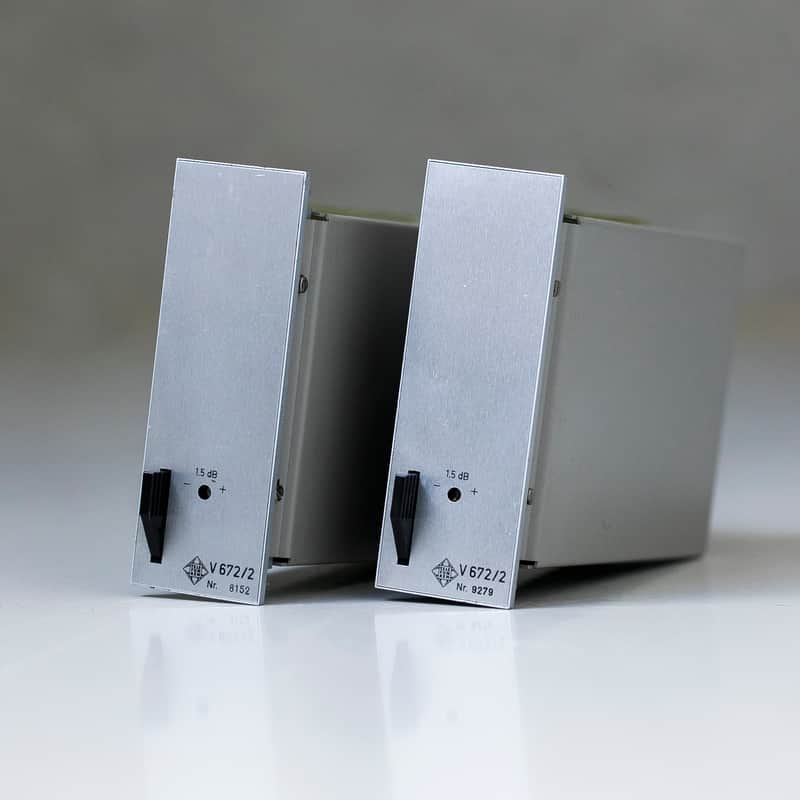 Telefunken V672/2 set of 2 of multipurpose amplifier / mic preamp modules. image 1