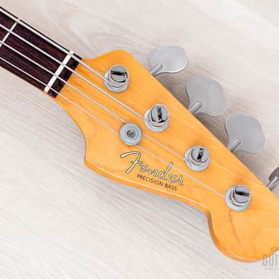 1985 Fender Precision Bass ‘62 Vintage Reissue PB62-55 Metallic Pink w/ Seymour Duncan & Case, Japan MIJ Fujigen image 4