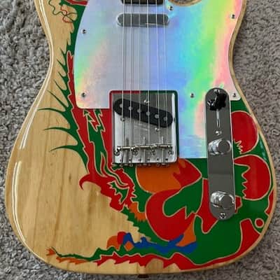 Fender Jimmy Page Led Zeppelin Natural Dragon Telecaster Electric Guitar w/Case image 3