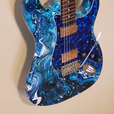 Custom Crafted & Designed Swirl Painted "Strat" Style 2022 - Serial #034 image 2