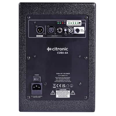 Citronic CUBA-6A 6.5" Active PA Speaker, with DSP & Bluetooth image 3