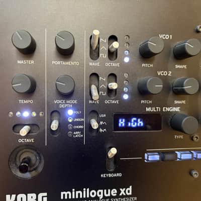 Korg Minilogue XD Module 2019 - Present - Black image 3