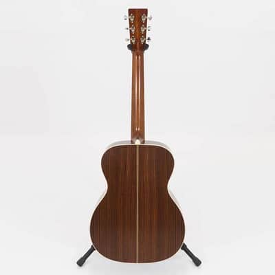 Martin Custom Shop 000-28 Authentic-Inspired 1937 - Ambertone Vintage Low Gloss Adirondack Spruce Top with East Indian Rosewood Back and Sides image 8
