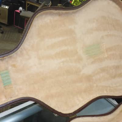 Acoustic Guitar Case 43x16x12 1/2 ( 4 " Depth ) Brown Exterior / Tan Interior image 8