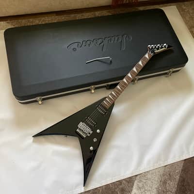1990's Made in Japan Jackson King V KV3 Black 6 String Electric Guitar OHSC (Excellent) image 1