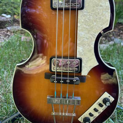 Hofner Contemporary Series Violin Bass 2006 - 2019 - Antique Brown Sunburst image 1