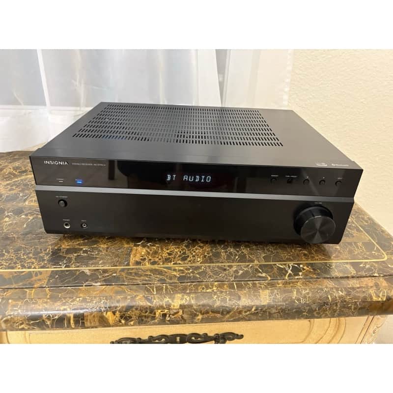 Insignia NS-STR514 200W 2 Channel Stereo Receiver w/ Bluetooth* TESTED WORKING * Insignia NS-STR514 200W 2 Channel Stereo Receiver w/ Bluetooth* TESTED WORKING * image 1