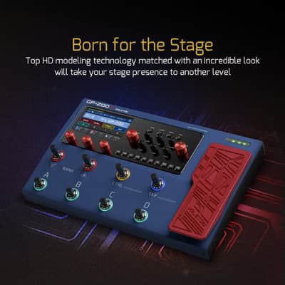 Valeton GP-200X Multi-Effects Guitar & Bass Processor Pedal with Amp Modeling, IR Cabinet Simulation, FX Loop, MIDI I/O, Expression Pedal, USB Audio Interface (Price includes the import duty to US buyer) image 2