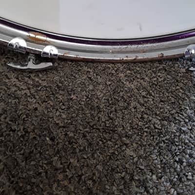 Vintage Pearl Kit "Tempro"  Drum Set with Snare in Blue Sparkle 20, 14, 12, 16 image 23