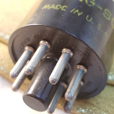 Tung-Sol Matched Pair (2) 6SN7GT tNOS AT1000 TESTED Vacuum Tubes T3 mouse ears dual triode 1950-1952 image 21