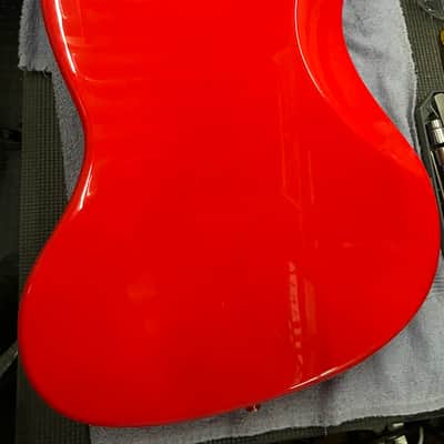 Squier Custom Upgraded Jazz Bass - Race Red Upgraded image 10
