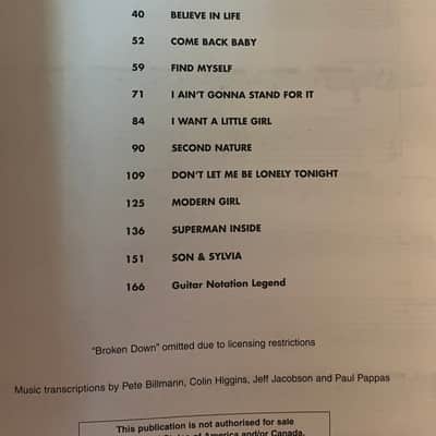 Eric Clapton - Reptile - Guitar Tab / Tablature Book image 3