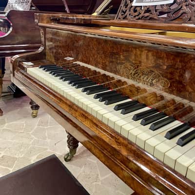 Immagine HAAKE HANNOVER PIANOFORTE CODINO RADICA DI NOCE - 2