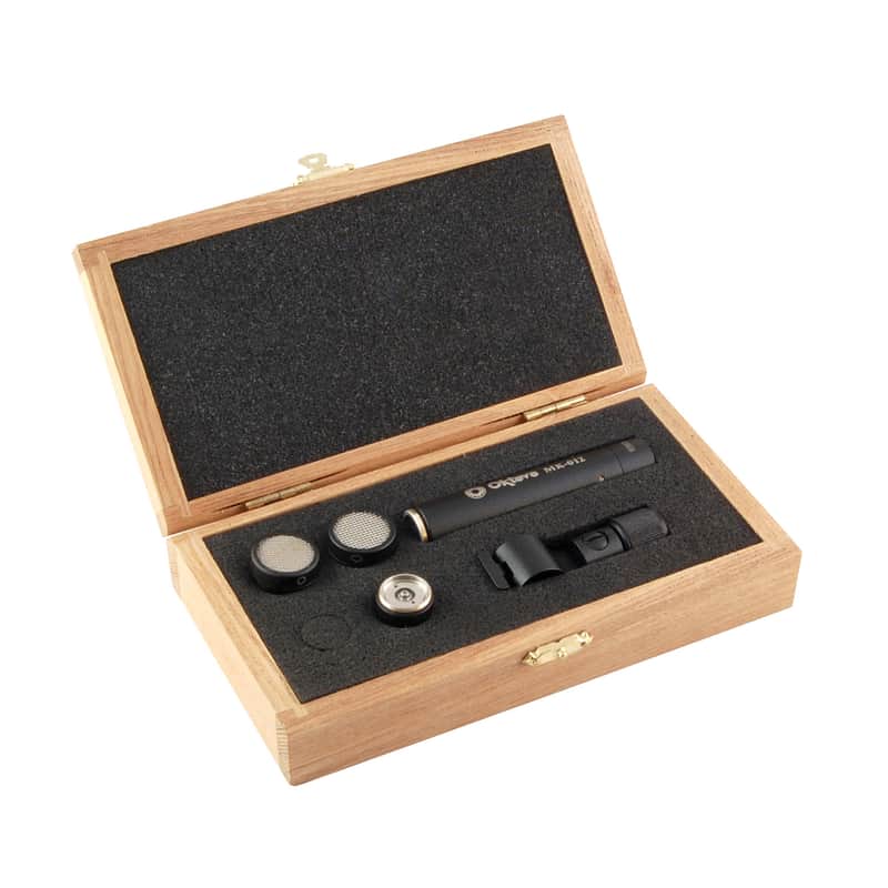 Oktava MK-012-02 small diaphragm condenser microphone cardioid + omnidirectional capsules (black) image 1